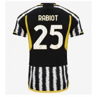 Juventus Adrien Rabiot #25 Domáci futbalový dres 2023-24 Krátky Rukáv